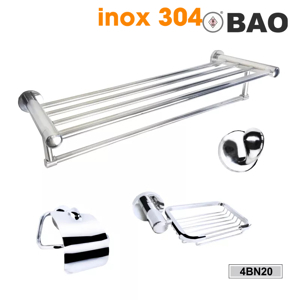 Bộ phụ kiện phòng tắm 4 món Bao 4BN20