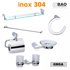 Bộ phụ kiện phòng tắm 6M6A
