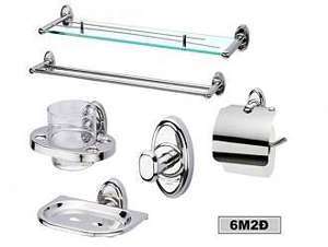 Bộ phụ kiện phòng tắm BAO 6M2D (INOX 304)