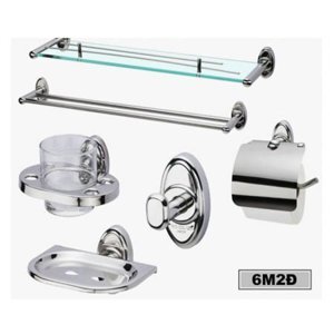 Bộ phụ kiện phòng tắm BAO 6M2D (INOX 304)