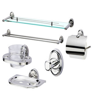 Bộ phụ kiện phòng tắm BAO 6M2D (INOX 304)