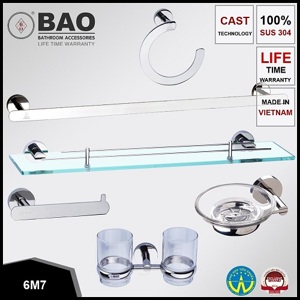 Bộ phụ kiện phòng tắm BAO 6M7