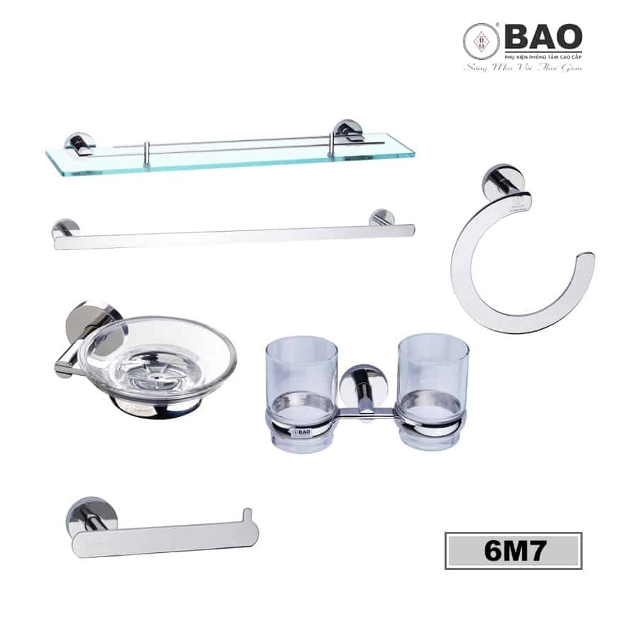 Bộ phụ kiện phòng tắm BAO 6M7