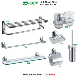 Bộ phụ kiện phòng tắm cao cấp Geler 130