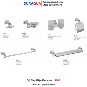 Bộ phụ kiện phòng tắm Duraqua 9600