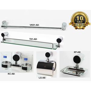 Bộ phụ kiện phòng tắm inox Archi A08