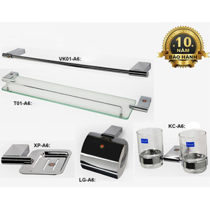Bộ phụ kiện phòng tắm inox Archi A06