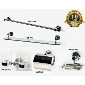Bộ phụ kiện phòng tắm inox Archi A01
