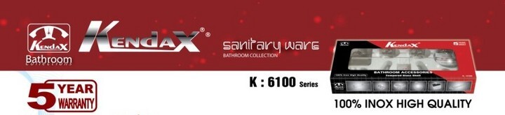 Bộ phụ kiện phòng tắm Kendax K6100