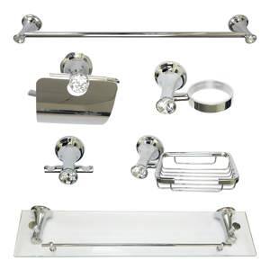 Bộ phụ kiện phòng tắm Mạ Vàng đính đá Teady PKG-9600