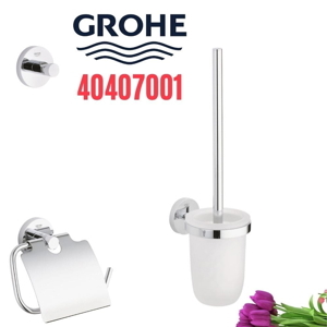 Bộ phụ kiện phòng vệ sinh 3 món Grohe 40407001