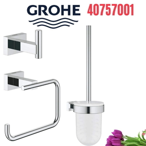 Bộ phụ kiện phòng vệ sinh 3 món Grohe 40757001