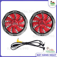 Bộ Phụ Kiện Quạt Áo Điều Hoà Công Nghệ Nhật Bản Chất Lượng, Quạt 12V Tốc Độ Quay Cực Mạnh, Không Nhiễu Âm