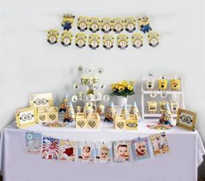 Bộ phụ kiện sinh nhật cho bé Minion