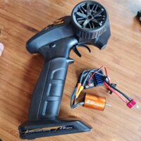 Bộ phụ kiện Tay điều khiển ZDracing tx+esc + motor2428 không chổi than.