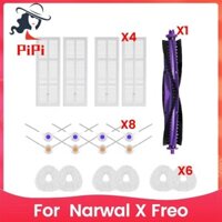 Bộ Phụ Kiện Thay Thế Cho X Freo Robot Hút Chân Không HEPA Bộ Lọc Bàn Chải Bên Miếng Lau Nhà Bàn Chải Chính