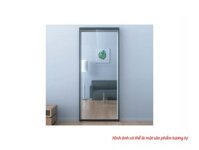 Bộ phụ kiện với khung nhôm và ray trượt cho 1 cửa (có cơ cấu giảm chấn) SLIDO DESIGN 80-M Hafele 940.59.012