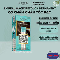 Bộ Phủ Tóc Bạc 4 Tuần LOreal Magic Retouch Permanent Dùng Cọ Chấm Chân Tóc Bạc Tiện Dùng Hàng Úc
