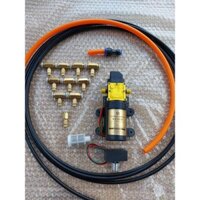Bộ phun sương tưới lan tự động Bơm đơn SInleader kèm ngồn 10 béc đồng 15M dây phun sương 1M dây hút lọc rác kèm chiếc áp