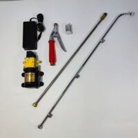 Bộ phun thuốc sâu, tưới cây cảnh day dài 6m cần kéo xa 3m có 4 đầu phun cao cấp