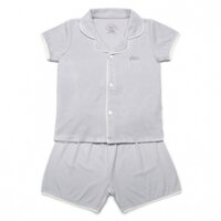 Bộ pijama cộc tay bé trai Bibo's LV260 màu ghi