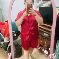 bộ pijama lụa trơn big size (70-90kg)