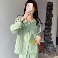 Bộ pijama mặc nhà dài tay mùa thu đông nhiều mẫu xinh