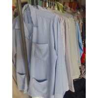 Bộ pijama nam silk lụa sọc