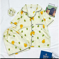 BỘ PIJAMA NỮ ÁO CỘC QUẦN CỘC SIÊU CUTE