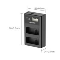 Bộ Pin LP-E8 1800mAh  Sạc Beston Dùng Cho Máy Ảnh Canon EOS 550D 600D 650D 700D Kiss X4 X5 X6i - Hàng nhập khẩu - Dock sạc