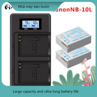 Bộ pin máy ảnh kỹ thuật số NB-10L dành cho Canon DSLR SX40HS SX60 G1 G15 G16