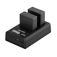 Bộ Pin NP-W126 1260mAh  Sạc Beston Dùng Cho Máy Ảnh Fujifilm X-T20 X-T10 X-T100 X100F X-H1 X-T3 X-T2 X-T1 X-A5 X-A3 - Hàng nhập khẩu - Dock  2 Pin