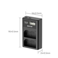 Bộ Pin NP-W126 1260mAh  Sạc Beston Dùng Cho Máy Ảnh Fujifilm X-T20 X-T10 X-T100 X100F X-H1 X-T3 X-T2 X-T1 X-A5 X-A3 - Hàng nhập khẩu - Dock sạc