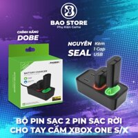 Bộ Pin Sạc 2 Pin Sạc Rời Cho Tay Cầm Xbox One S / Xbox One X Controller Hàng Chính Hãng DOBE – TYX-0665