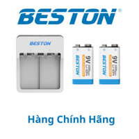 Bộ pin sạc 9V Beston M7023 Ni-MH/Lithium dùng cho micro karaoke, đồng hồ đo điện, đồ chơi, đèn pin