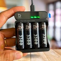 Bộ Pin Sạc dBacoustic C4000L - Chính hãng ( Dòng pin sạc 3300mAh, sử dụng 8h-10h liên tục, Dock sạc USB, Type C)