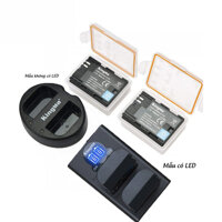 Bộ Pin - Sạc Đôi KingMa Cổng USB Cho Canon LP-E6