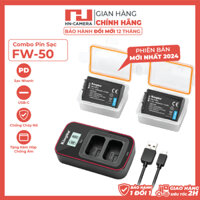BỘ PIN SẠC ĐÔI SONY FW50 KINGMA (BẢN MỚI NHẤT)