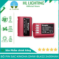 Bộ Pin Sạc KingMa DMW-BLK22 2400mAh Cho Máy Ảnh Lumix GH5 GH6 GH7 - HL Lighting - Hiệu Suất Vượt Trội, Chuyên Nghiệp