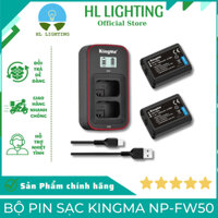 Bộ Pin Sạc KingMa NP-FW50 Cho Máy Ảnh Sony Chính Hãng HL Lighting