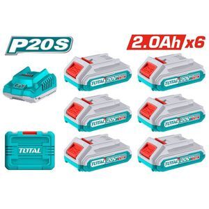 Bộ pin sạc Lithium Li-ion Total TFBLI2001 20V