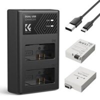 Bộ Pin Sạc Máy Ảnh Canon K&F Concept LP-E8 1200mAh Cho Canon EOS 700D 650D 550D X7i X6i X5