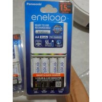 Bộ Pin + Sạc Panasonic AA 2000mAh KJ55 (4 Viên) - Máy sạc pin Panasonic Tự Ngắt