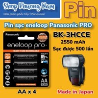 Bộ pin sạc PanaSonic Eneloop 2550 Mah Made in Japan - Hàng chính hãng