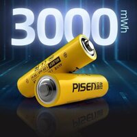 Bộ pin sạc PISEN AA 1.5V 3000mWh (Hộp 4 viên + Sạc)