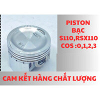 Bộ piston bạc dành cho xe WAVE S110/ RSX110 chịu được mài mòn độ co giản thấp .