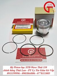 Bộ Piston Bạc STD Wave Thái 110 Chính Hãng Thái Lan