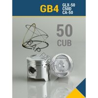 🛵【BỘ PISTON CUB 50 GB4】 phù hợp xe CUB 81 cuối, phụ tùng xe máy BAP