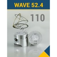 🛵【BỘ PISTON WAVE 110】trái piston WAVE 52.4, phụ tùng xe máy BAP