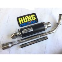 Bộ pô AHM đen full cổ Cho Nhiều Dòng Xe ( Chọn Lựa Xe Cần Lắp )